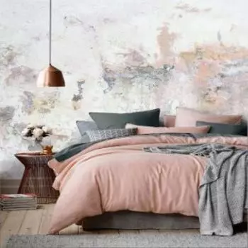 Комплект постельного белья Actual Фламинго, 1.5-сп, нав. 70х70 см, сатин