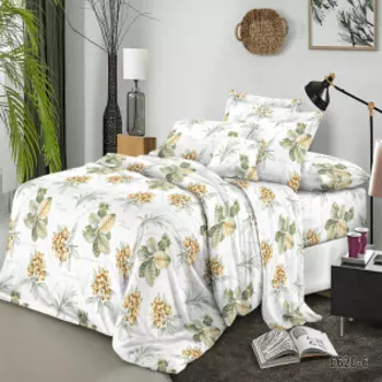 Комплект постельного белья Bonna Notte, 1.5-сп, полисатин, полиэстер 80г /м2, диз. 6620