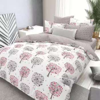 Комплект постельного белья Bonna Notte, Дуэт, поплин, хлопок 110 г/м2, диз. 7175