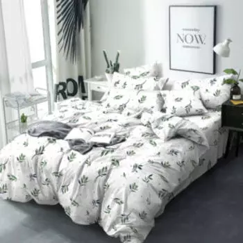 Комплект постельного белья Bravo Collection Олив, Евро, нав. 70х70 см, поплин