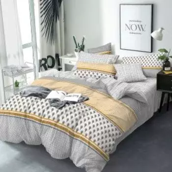 Комплект постельного белья Bravo Collection Берт, 1.5-сп, под. 145х215 см, прост. 150х215 см, нав. 70х70 см, поплин