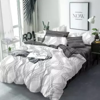 Комплект постельного белья Bravo Collection Графит, 2-сп, нав. 70х70 см, поплин