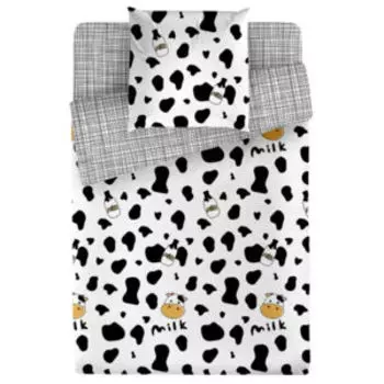 Комплект постельного белья Bravo kids Молоко, 1.5-сп, нав. 70х70 см, поплин