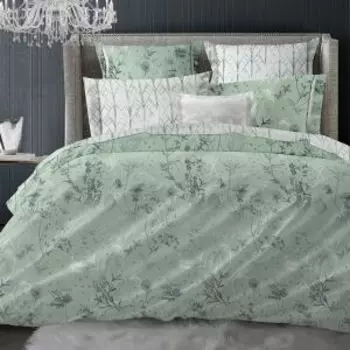 Комплект постельного белья Brilliant green, Евро, нав. 70х70 см, сатин
