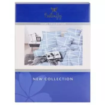 Комплект постельного белья Butterfly Satin New, 2-сп, полисатин, полиэстер 80г/м2, рис. 4822