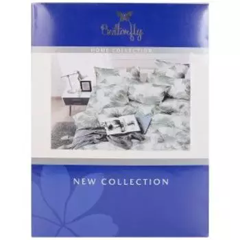 Комплект постельного белья Butterfly Satin New, 2-сп, полисатин, полиэстер 80г/м2, рис. 4826