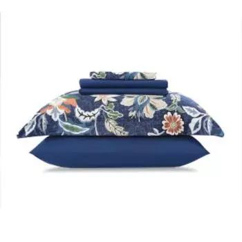 комплект постельного белья CASSIA сатин 2-сп: под.175х215см, прост.230х250см, нав.50х70см-2шт,70х70см-2шт,70%бамб, 30%хл., Эйли