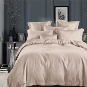 Комплект постельного белья Cottonika 4 Your Life, Дуэт, нав. 50х70 см, сатин, хлопок 110г/м2, бежевый