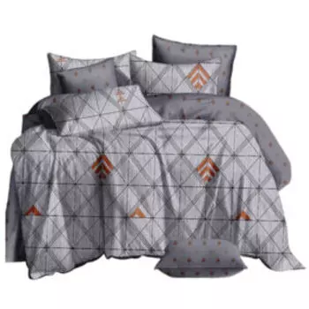 Комплект постельного белья Cottonika Charme, Евро, нав. 50х70 см, поплин, диз. 9001