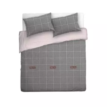 Комплект постельного белья Cottonika Pragmatic, Дуэт, 4 наволочки, сатин, хлопок 110г/м2, диз. 324