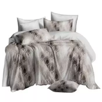 Комплект постельного белья Cottonika Unique, Евро, 4 наволочки, сатин, диз. 339