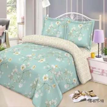 Комплект постельного белья Crystal Collection, 2-сп, нав. 50х70 см, полисатин, 100% п/э, в ассортименте