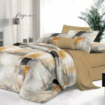 Комплект постельного белья De Luxe Радомир, 2-сп, нав. 50х70 см, сатин