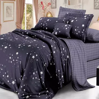 Комплект постельного белья De Luxe Зодиак, 2-сп, сатин