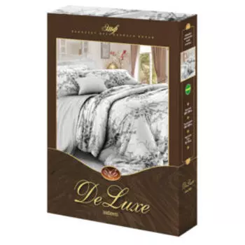 Комплект постельного белья De Luxe Бессан, 1.5-сп, нав. 50х70 см, сатин