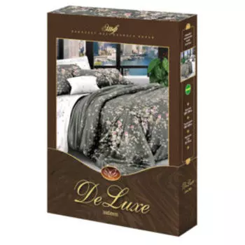 Комплект постельного белья De Luxe Туманное утро, 2-сп, нав. 50х70 см, сатин