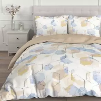 Комплект постельного белья Для SNOFF Бэйли, 1.5-сп, нав. 70х70 см, сатин