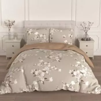 Комплект постельного белья Для Snoff Канела, 2-сп, нав. 70х70 см, сатин, хлопок 115г/м2