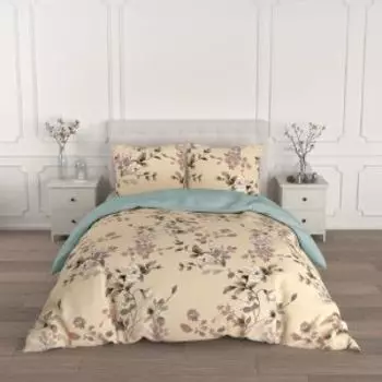 комплект постельного белья Для SNOFF сатин 1,5-сп: прост. 150х215см, под. 145х215см, нав. 70х70см-2шт, 100% хл, 115 гр/м2, Селемо