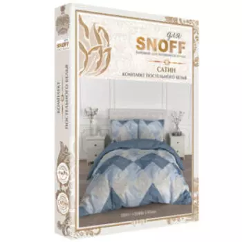 Комплект постельного белья Для SNOFF Мави, Дуэт, нав. 50х70 см, сатин