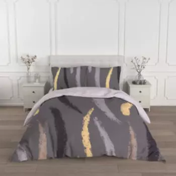 Комплект постельного белья Для Snoff Прето, 1.5-сп, нав. 70х70 см, сатин