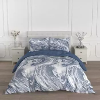 Комплект постельного белья для Snoff Водопад, Дуэт, нав. 70х70 см, сатин