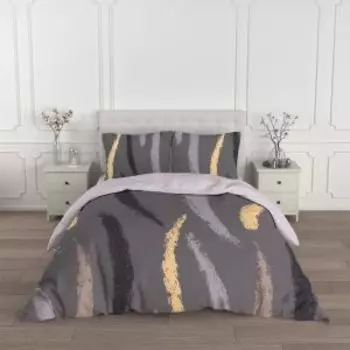 Комплект постельного белья Для Snoff Прето, Евро, нав. 70х70 см, сатин