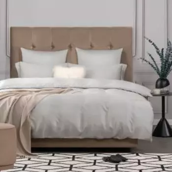 Комплект постельного белья Estia Орнелла, Евро, нав. 4 шт, тенсель, серый