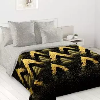 Комплект постельного белья Feelingsshop Сияние огней, 2-сп, нав. 50х70 см, перкаль