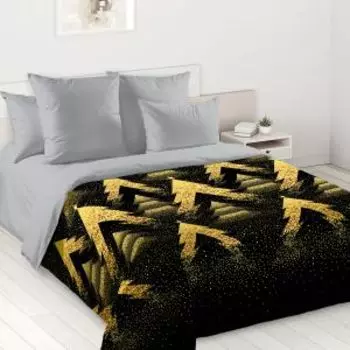 Комплект постельного белья Feelingsshop Сияние огней, евро, нав. 50х70 см, перкаль