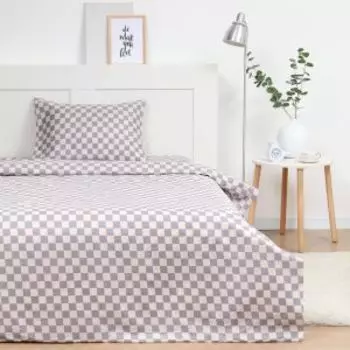 комплект постельного белья Экономь и Я микрофибра 2-сп: под. 173х215см., прост. 175х214 см., нав. 50х70см.-2шт, 60г/м2, 100% п/э, Illusion