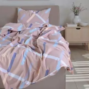 Комплект постельного белья Экономь и Я, 1.5-сп, микрофибра, полиэстер 60г/м2