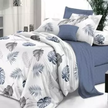 Комплект постельного белья Эльф De Luxe Милагрос, Евро, нав. 2 шт, сатин