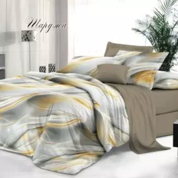 Комплект постельного белья Эльф De Luxe Шарджа, 1.5-сп, сатин, хлопок 115гр/м2