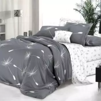 комплект постельного белья ЭЛЬФ Bella Vita Premium поплин дуэт: под. 143х215см 2шт, прост. 220х240см, нав. 50х70 2шт, хлопок 100%, Пушинка