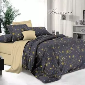 Комплект постельного белья Эльф Bella Vita Premium Кассиопея, 2-сп, поплин, хлопок