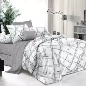 Комплект постельного белья Эльф Bella Vita Premium Основа, Евро, поплин, хлопок