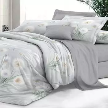 Комплект постельного белья Эльф De Luxe Майские сны, Евро, нав. 70х70 см, сатин