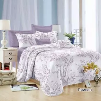 Комплект постельного белья Эльф Satin collection Ляйсан, Евро, нав. 70х70 см, микросатин