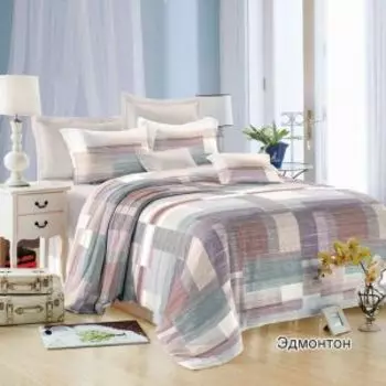 Комплект постельного белья Эльф Satin collection Эдмонтон, Евро, нав. 70х70 см, микросатин