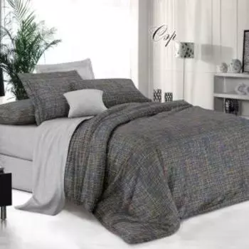 Комплект постельного белья Эльф Bella Vita Premium Сэр, Семейный, нав. 70х70 см, поплин