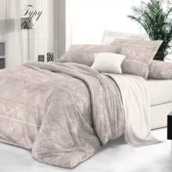 Комплект постельного белья Эльф De Luxe Гуру, Евро, нав. 70х70 см, сатин