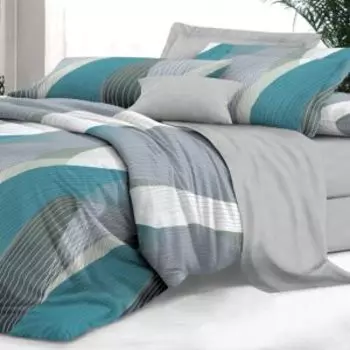 Комплект постельного белья Эльф De Luxe Морской круиз, 2-сп, нав. 70х70 см, сатин