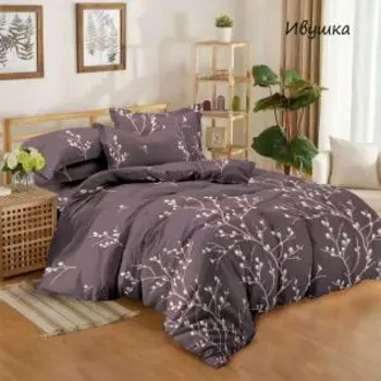 Комплект постельного белья Эльф Domovita Ивушка, Евро, нав. 50х70 см, бязь