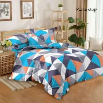 Комплект постельного белья Эльф Domovita Казимир, 1.5-сп, нав. 50х70 см, бязь