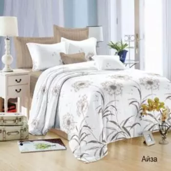 Комплект постельного белья Эльф Satin collection Айза, 1.5-сп, нав. 70х70 см, микросатин