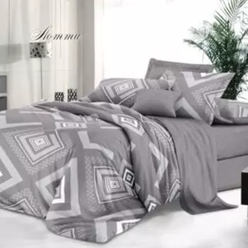 Комплект постельного белья Эльф De Luxe Лотти, 1.5-сп, нав. 50х70 см, сатин