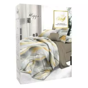 Комплект постельного белья Эльф De Luxe Шарджа, Дуэт, сатин, хлопок 115гр/м2