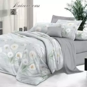 Комплект постельного белья Эльф De Luxe Майские сны, Дуэт, сатин, хлопок 115гр/м2
