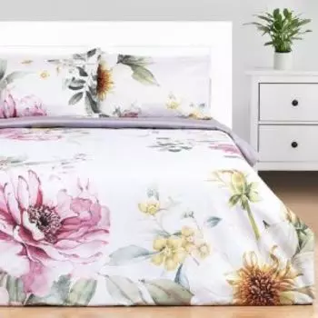 Комплект постельного белья Этель Bloom, Евро, мако-сатин